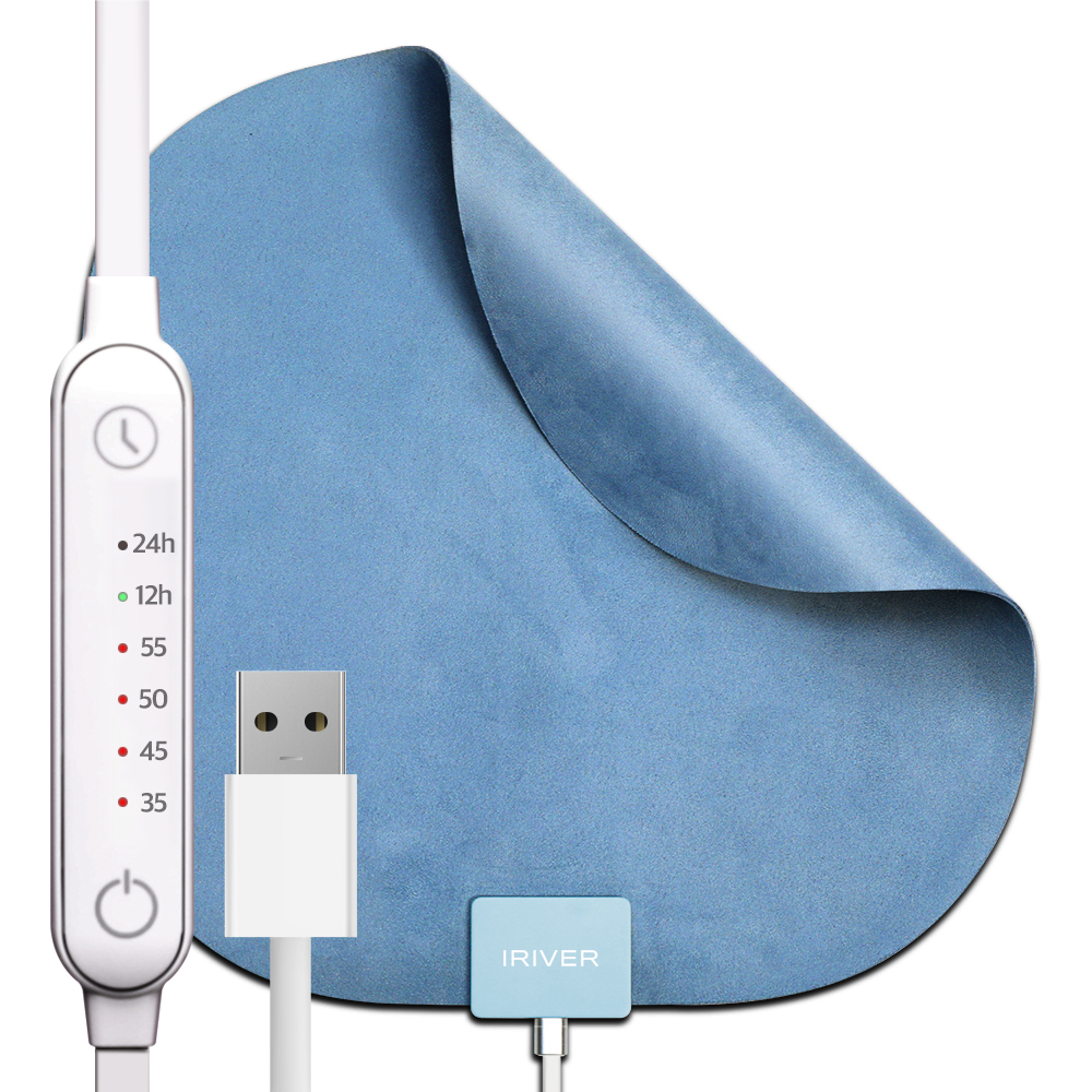 아이리버 휴대용 엉뜨 USB 온열 전기방석 IHP-270U, 미스티네이비, 270 x 270 mm 39,000원