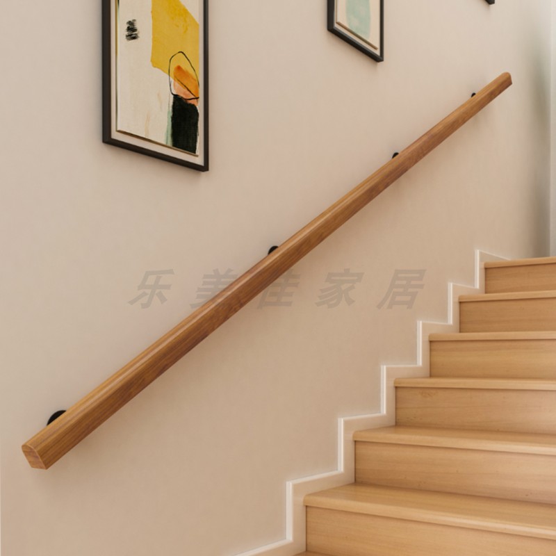 뉴질랜드 소나무 원목 계단 손잡이 카페 복층 복도 난간 핸드레일 벽부형 안전 보조 손잡이 12,600원