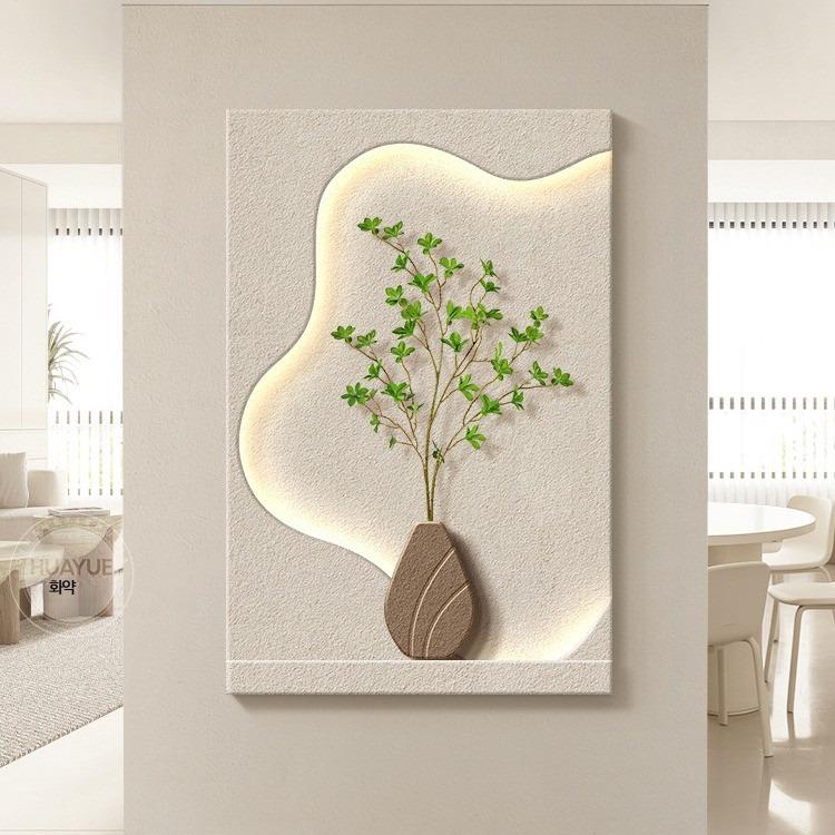 인테리어 LED 조명 액자 벽걸이 화분 조화 장식 고급 대형 소품 선물 120,400원