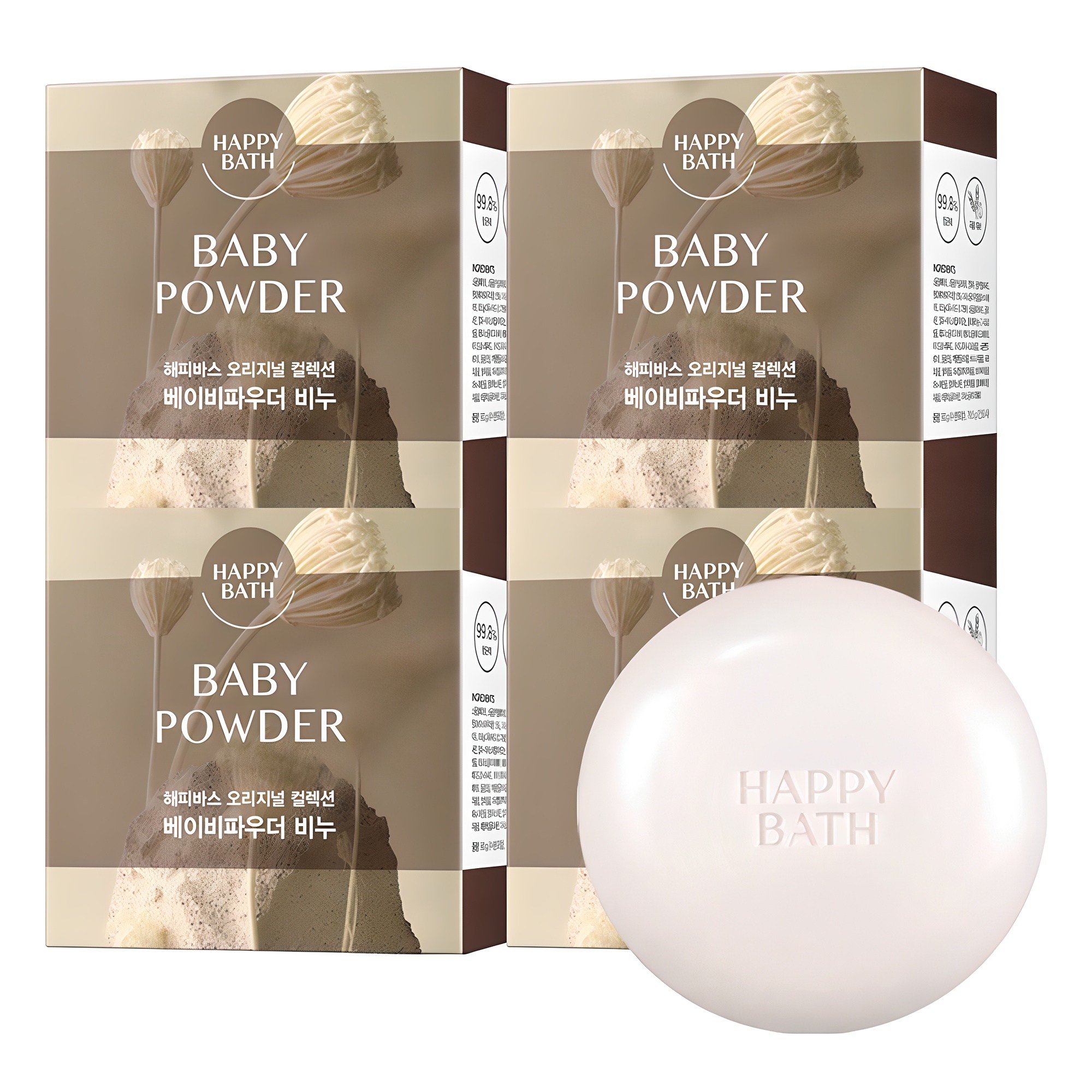 해피바스 오리지널 컬렉션 비누 베이비파우더향 5,950원