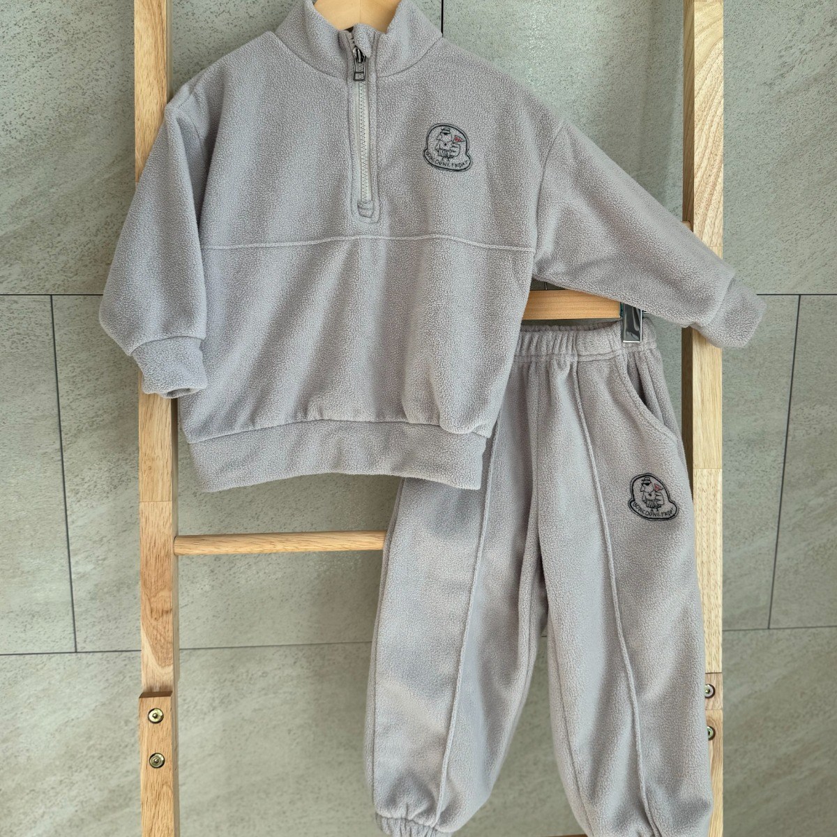 [소이아] 후리스 하프 집업 상하세트 62,000원