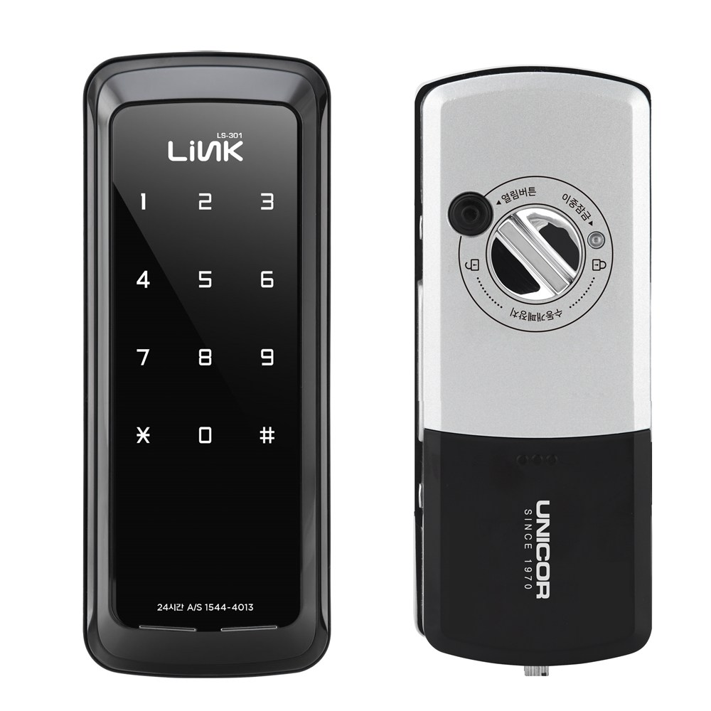 자가설치 LS300N 샷시문용 번호키 도어락 가성비갑, LS300N, 고객직접설치 69,000원