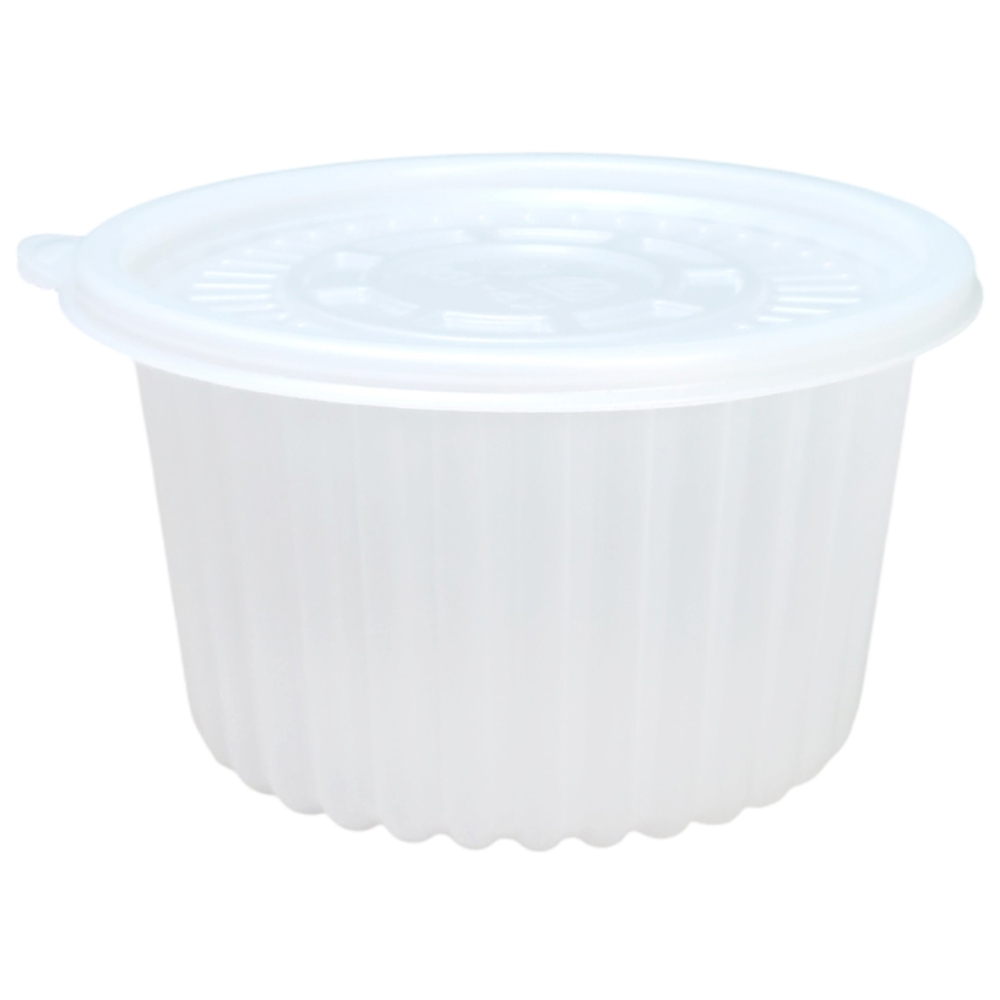 국내생산 일회용 국용기 105 파이 포장 용기 전자레인지 1회용 장국 국물 밥 백색 JH, 1세트, 100개 15,500원