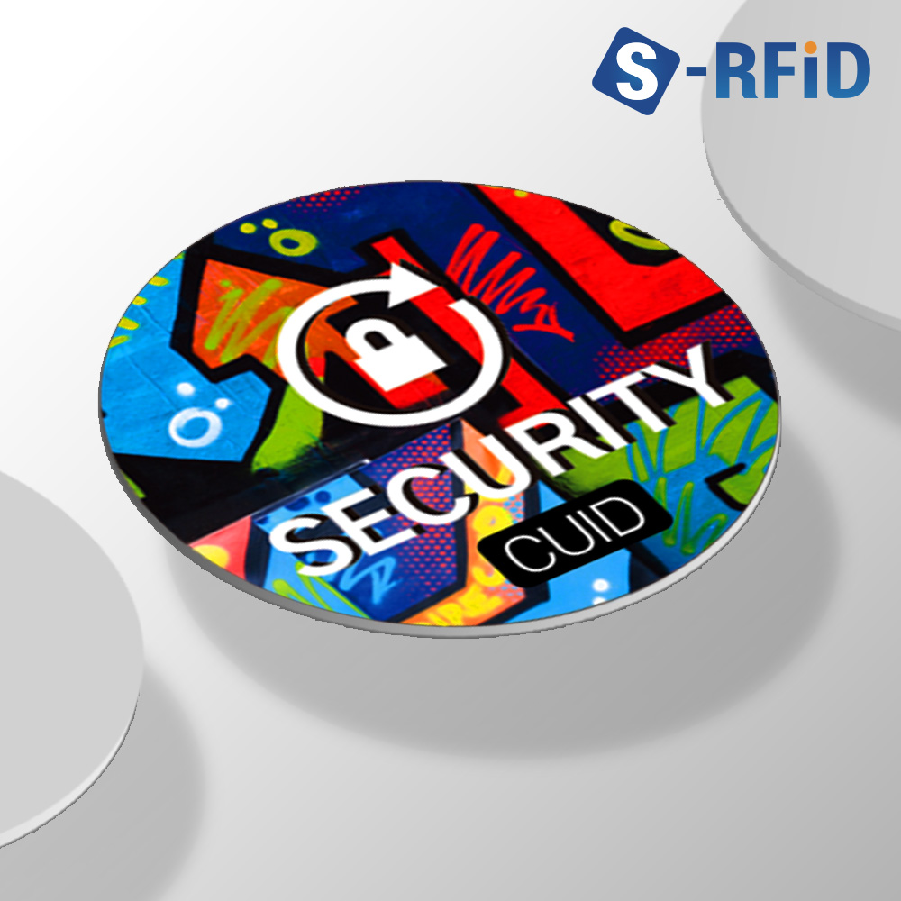 RFID 태그 CUID 스티커 스마트폰 복사 MCT 도어락 카드키 13.56Mhz, 1개, 원형 디자인 스티커(No.81P) 1,980원