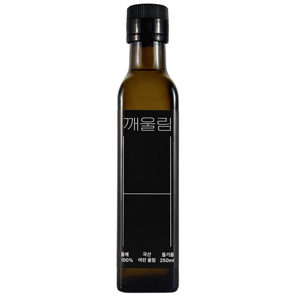 [깨울림] 국산 냉압착 생들기름 (여린 울림) 25,900원