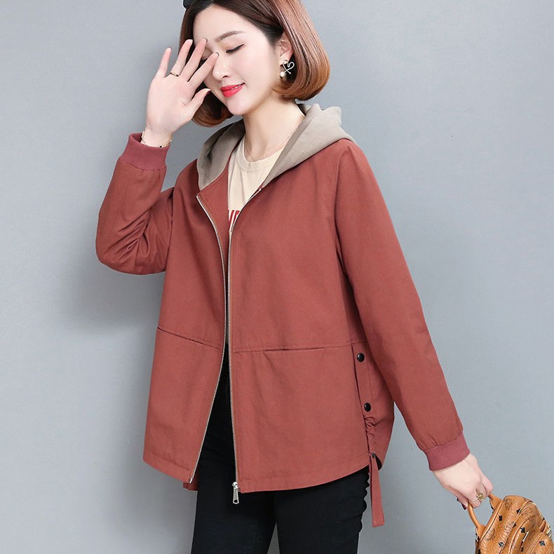 Asure 여성 후드점퍼 날염 캐주얼 숏자켓 15,000원