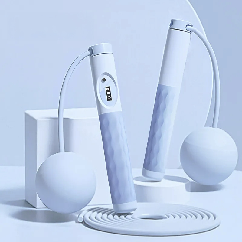 줄없는 카운팅 줄넘기 실내 무소음 줄넘기 홈트 다이어트 유산소 운동기구 웨이트볼 세트 12,800원