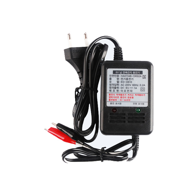 이오전자 연축전지 6V 1A 배터리 자동충전기 EO-0610 14,600원
