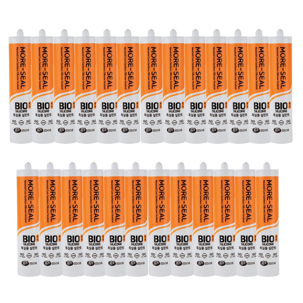 GS모아실리콘 주방 욕실용 곰팡이방지 BIO SILICONE 25P,투명 56,420원