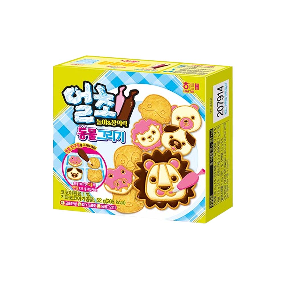 해태제과 얼초 동물 그리기 과자 52g 랜덤발송 24,040원