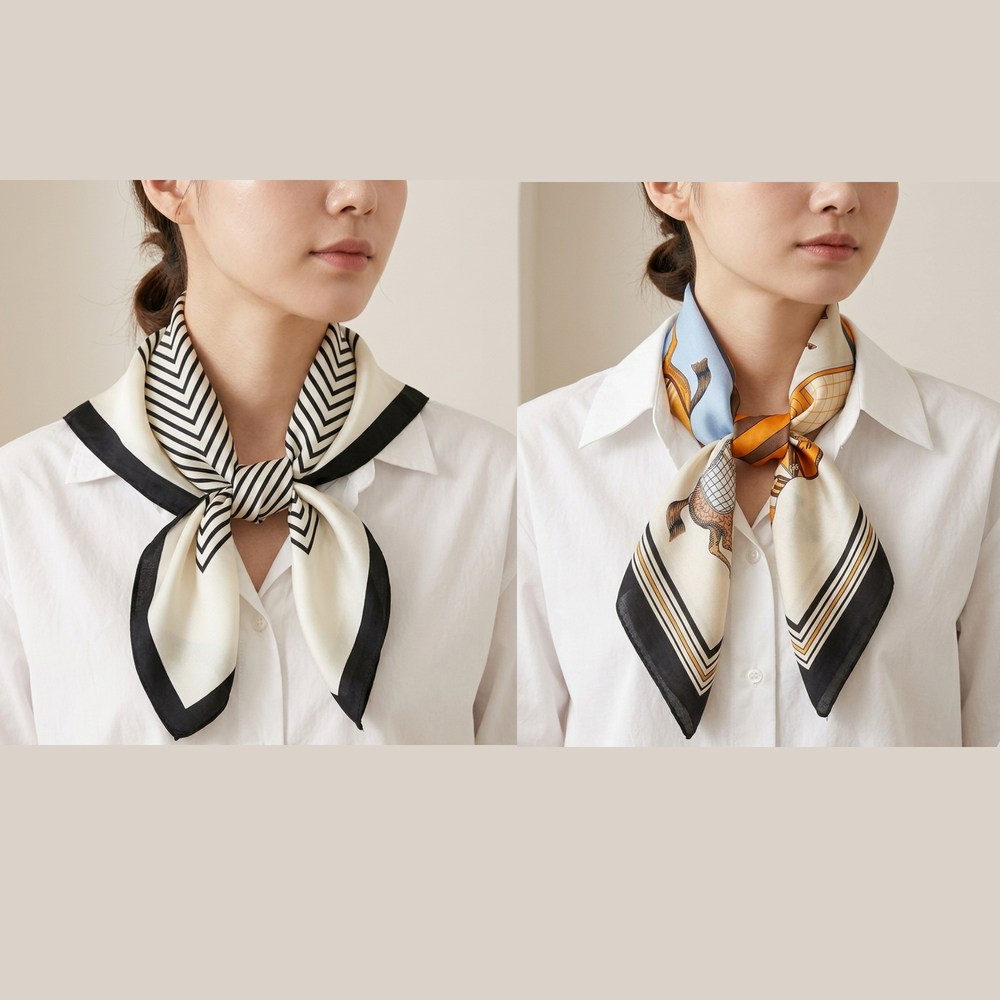 미미르 데일리 여성 실크 스카프 선물패키지 1+1 14,200원