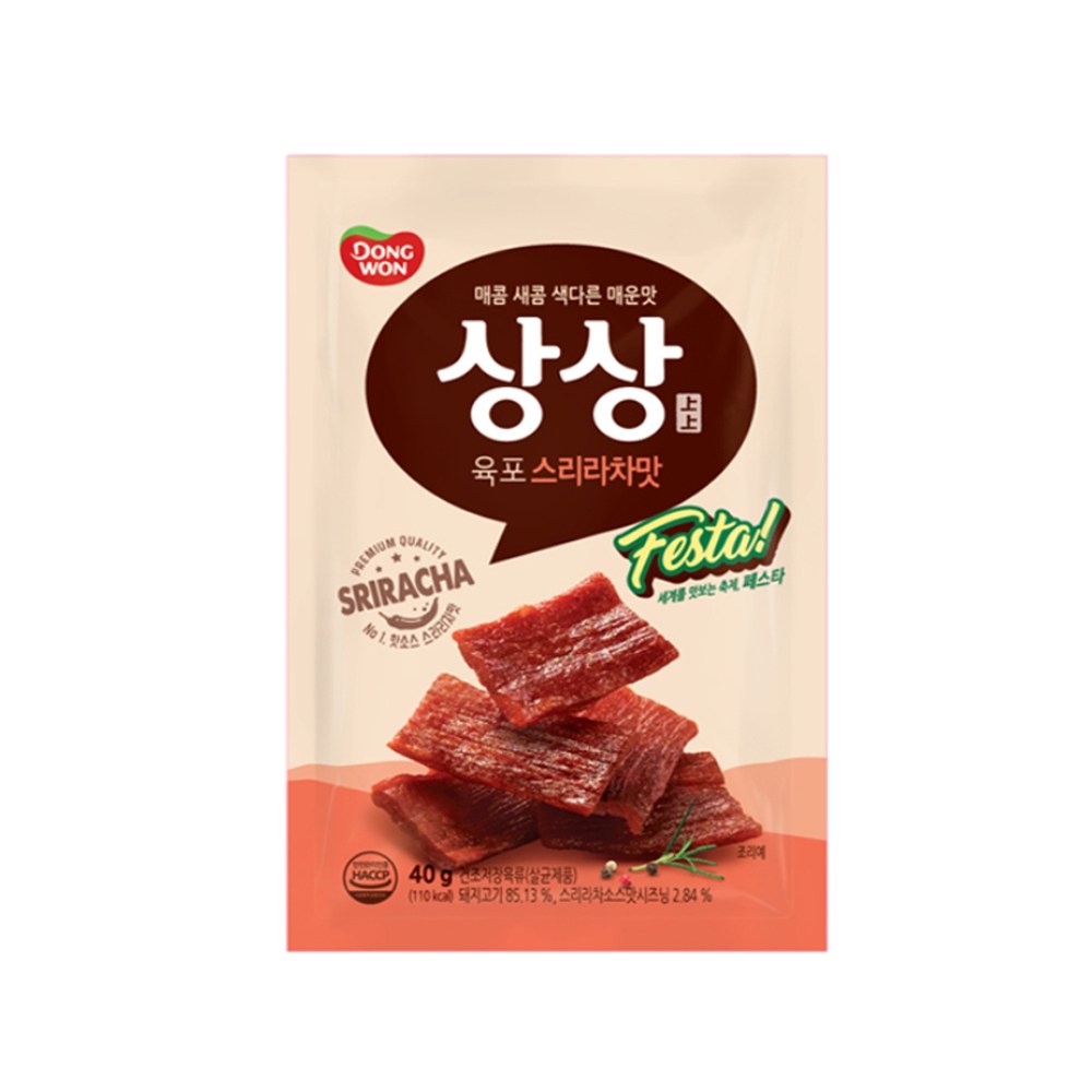동원 상상육포 페스타 스리라차 40g (10봉) 무료배송 20,900원