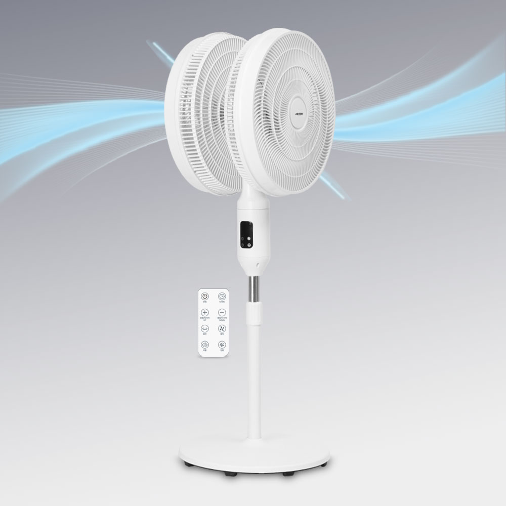 BLDC 저소음 양방향 16인치 리모컨 선풍기 / 더블헤드 높이조절 선풍기 229,000원