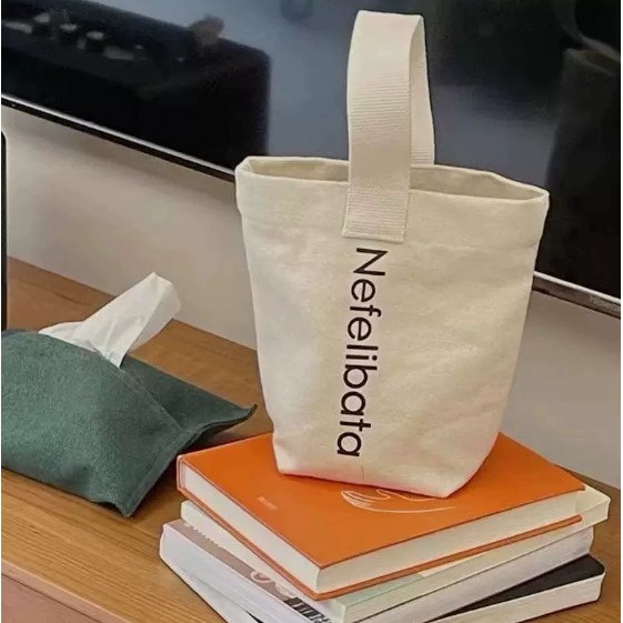 친환경 패브릭 캔버스 미니에코백 선물용 학원용 판촉물 가방 미니토트백 4,800원