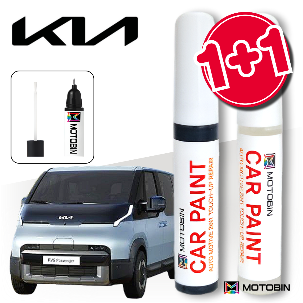 기아 PV5 붓펜 페인트 자동차 도색, KLG 스틸그레이 +투명, 1세트 13,900원