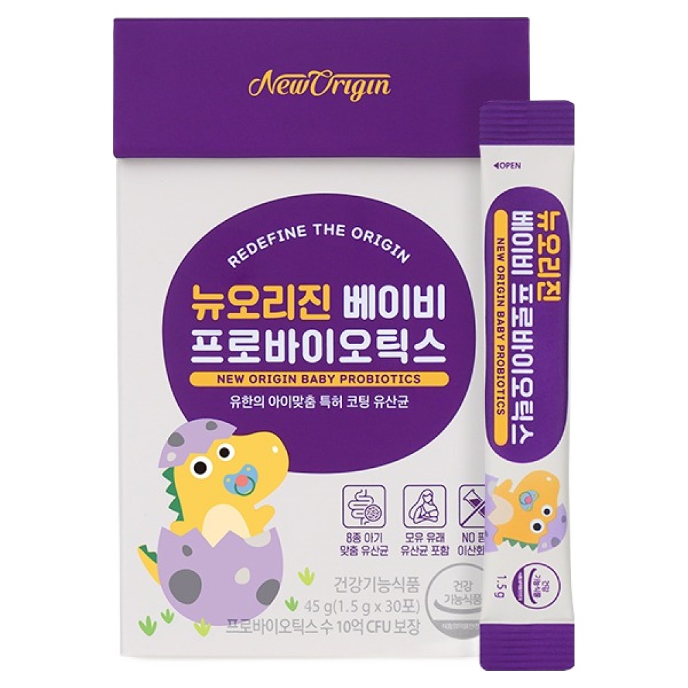 유한건강생활 뉴오리진 베이비 프로바이오틱스 유산균 30p, 45g, 1개 20,900원