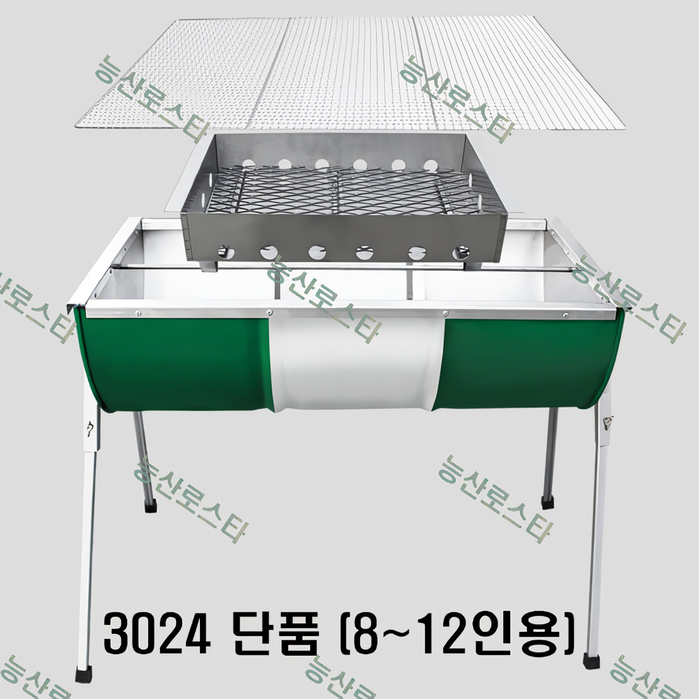 능산로스타 바베큐그릴 숯불그릴 초대형 스텐그릴 캠핑용 행사용 화로 야외용/3022 3024 3025 3026 103,000원