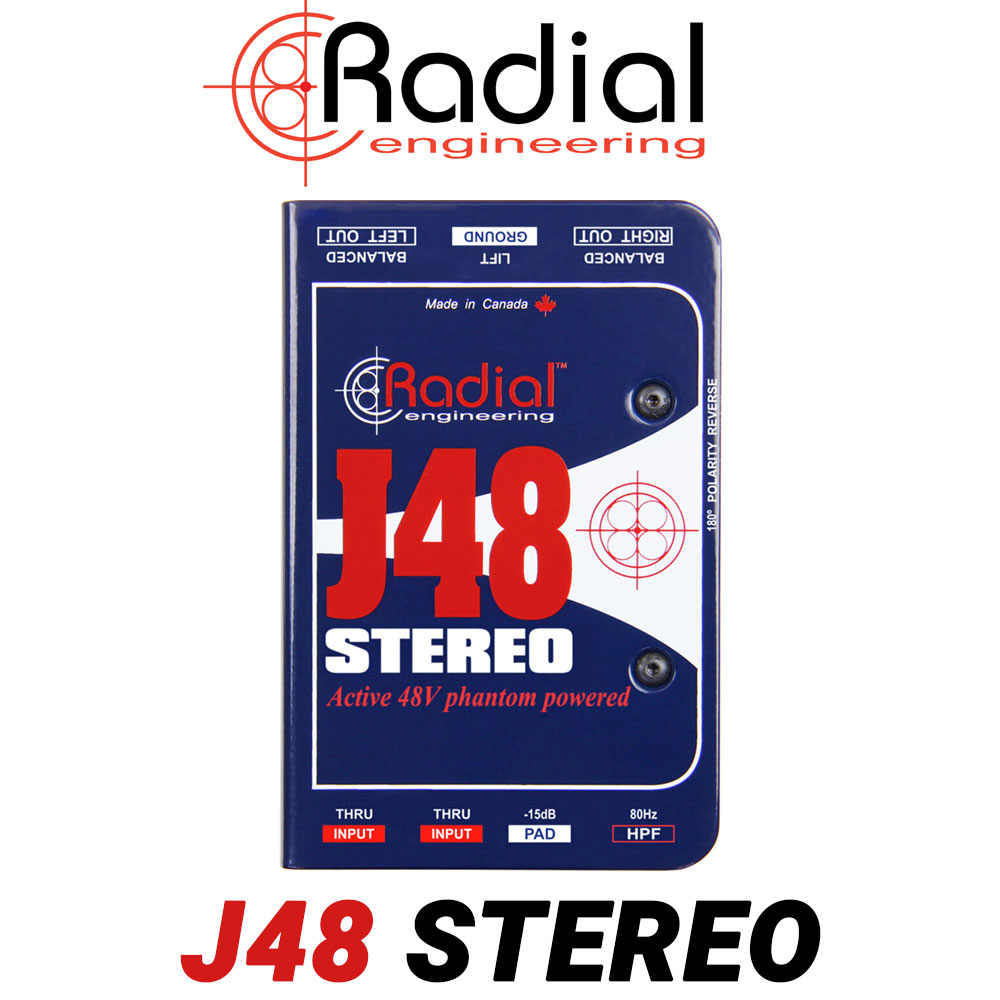 J48 RADIAL 1채널 액티브 다이렉트박스 55입력 XLR아웃 / 1채널 ACTIVE DI BOX / 레디알 정품 / PC 다이렉트박스 683,000원