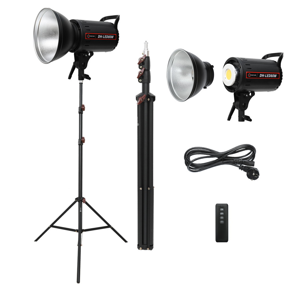 대한 자연광 지속광 조명 스튜디오 방송 사진 촬영 인공 햇빛 LED 썬빔라이트 80W + 슈퍼스탠드 삼각대 124,300원