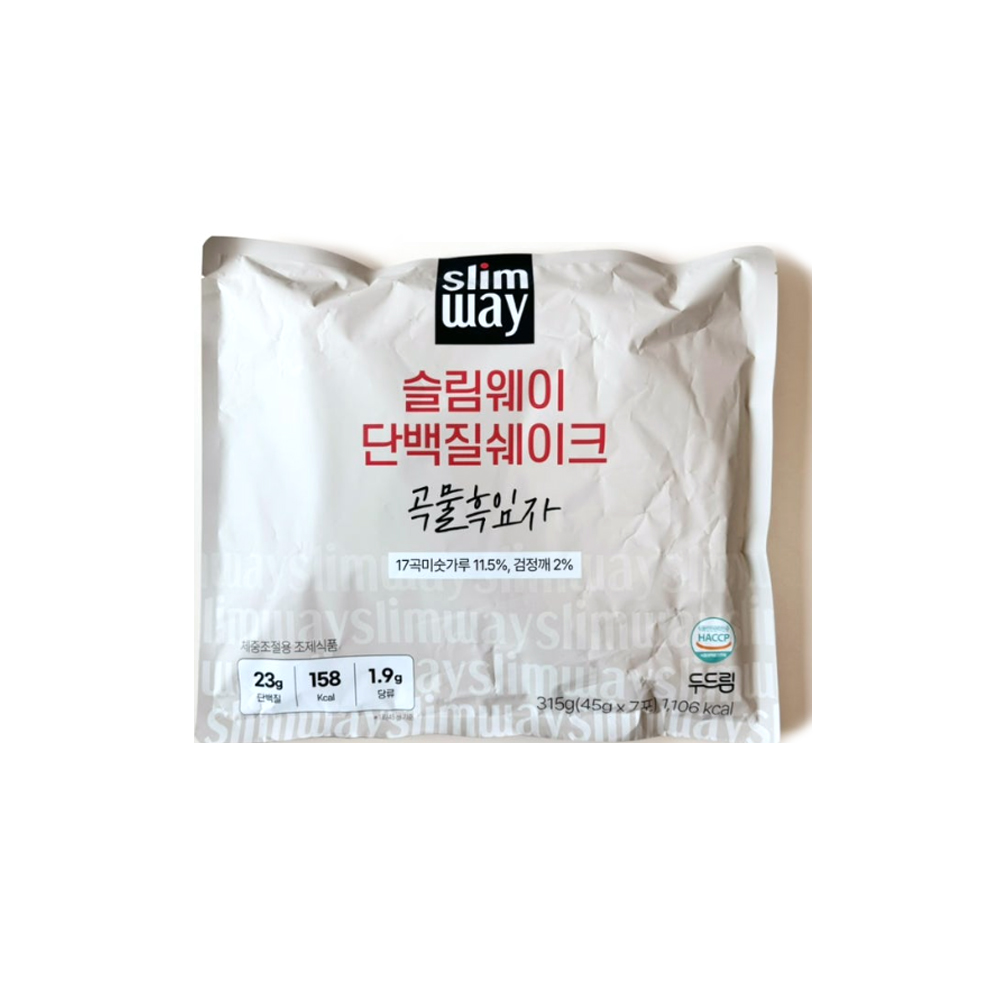 슬림웨이 단백질 쉐이크 곡물 흑임자 7p 24,990원