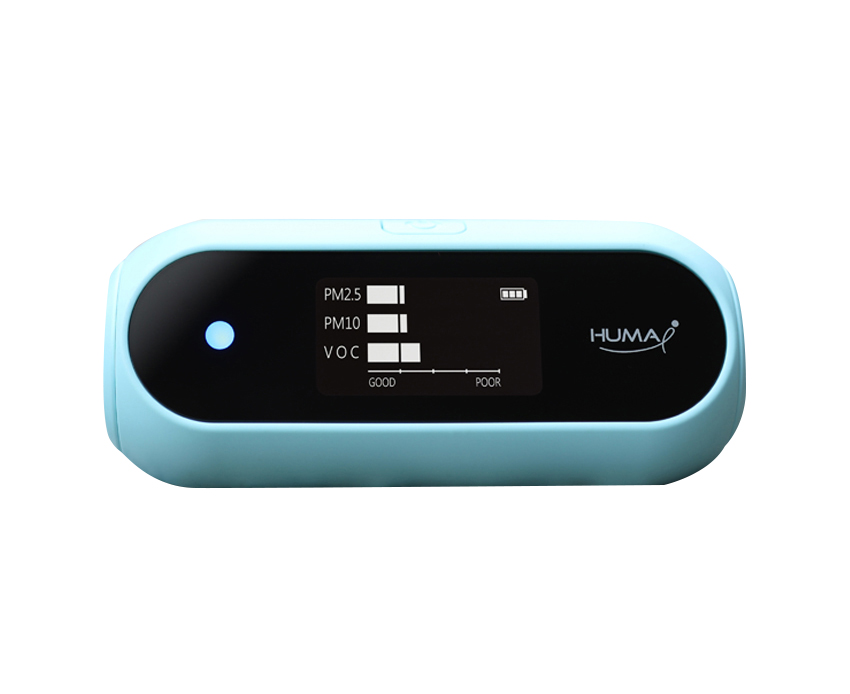 휴마아이 휴대용 미세먼지 VOC 측정기 스카이블루 HI-120A 96,000원