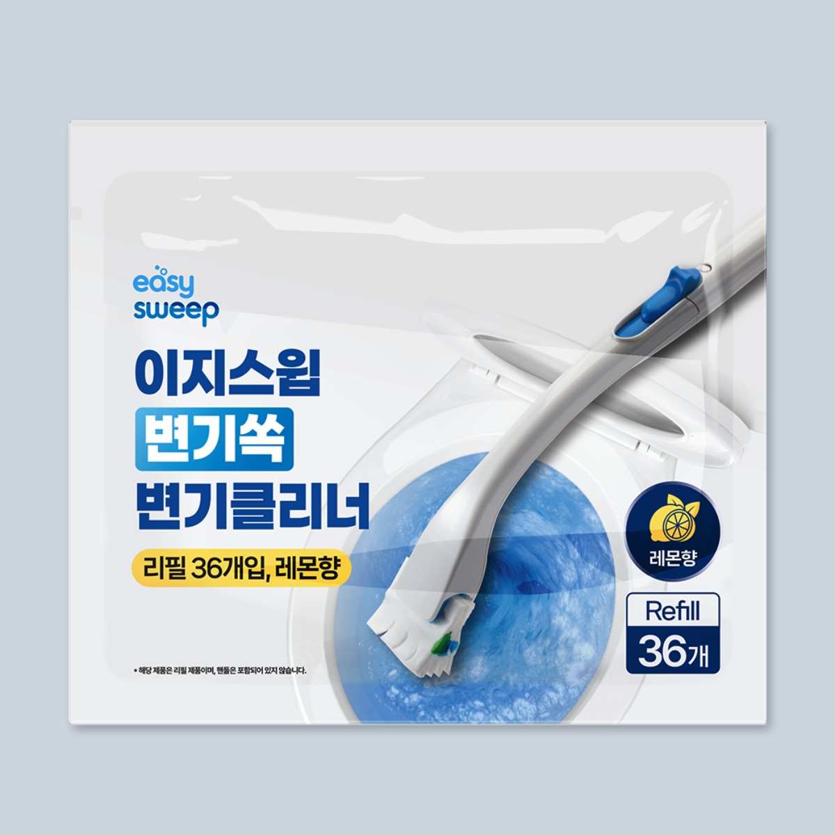 이지스윕 변기쏙 변기클리너 리필 36개입, 레몬향, 1세트, 화이트 7,900원