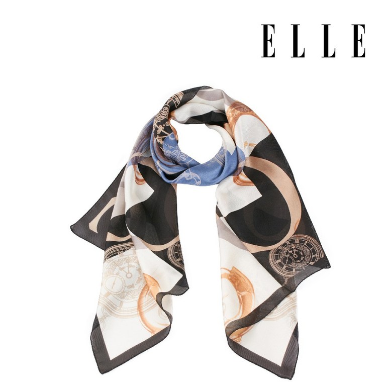 국내정식매장 엘르 모던 타임블럭 실크 스카프 SE839S307 머플러 등 47,700원