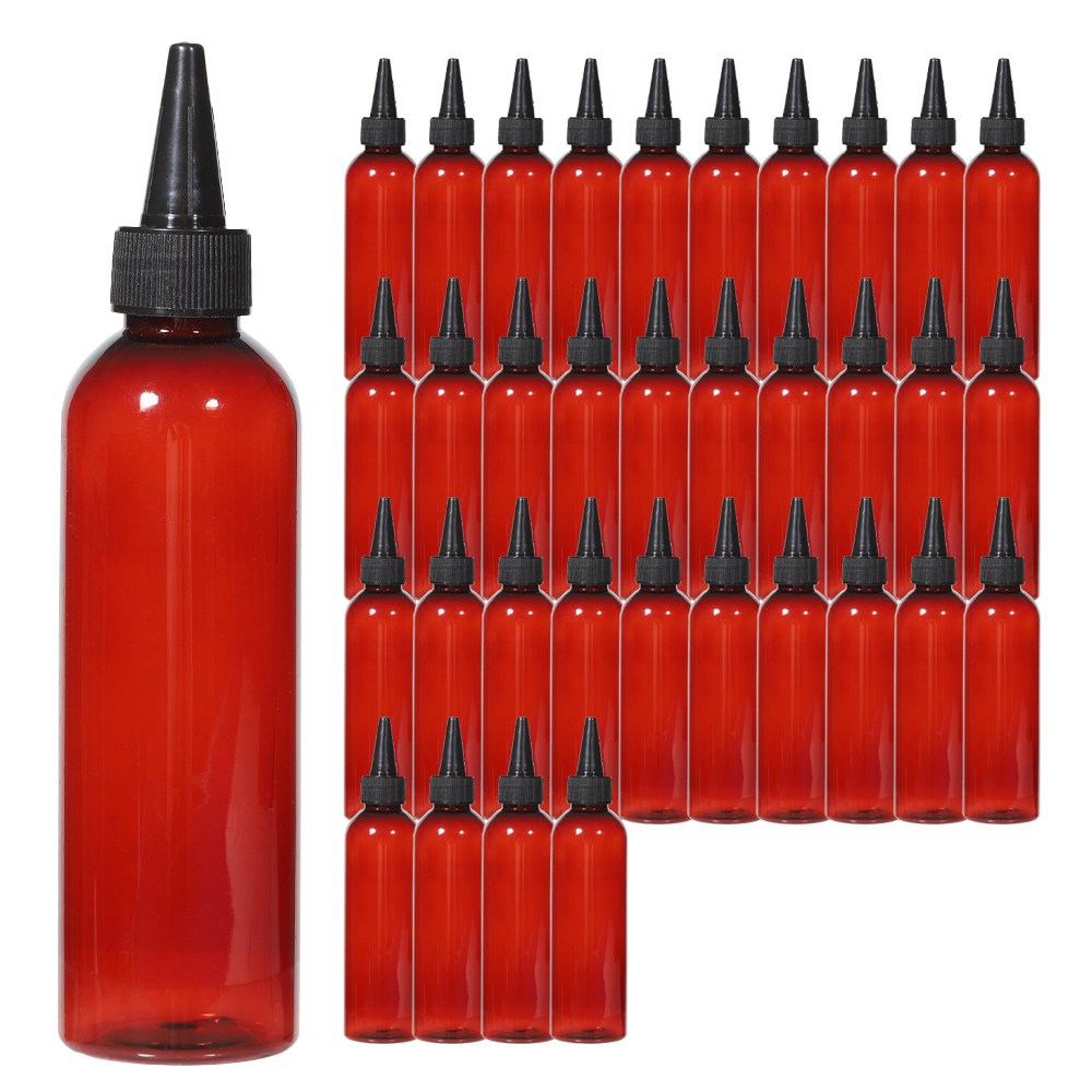 블랙 뾰족캡 브라운 200ml 35개 플라스틱 화장품용기 공병 소분병 여행, 35개 13,700원