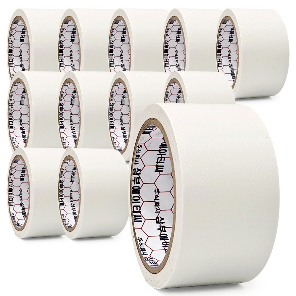 HORSE POWER 홀스파워 국산 에코백면 청테이프 흰색면 50mm x 10M 14,300원