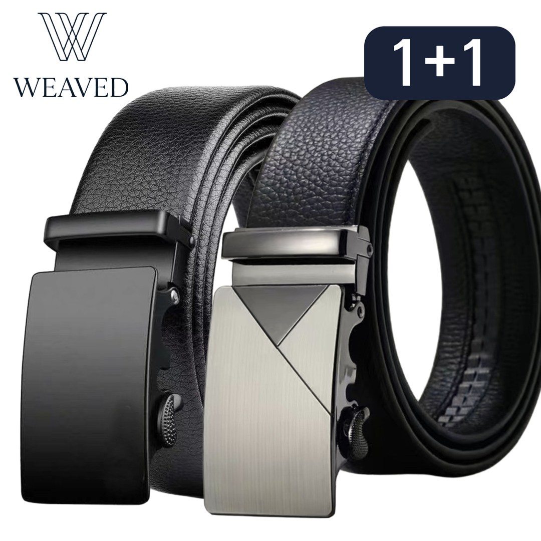 위브드 1+1 프리미엄 자동버클 가죽 남성 벨트 7,900원