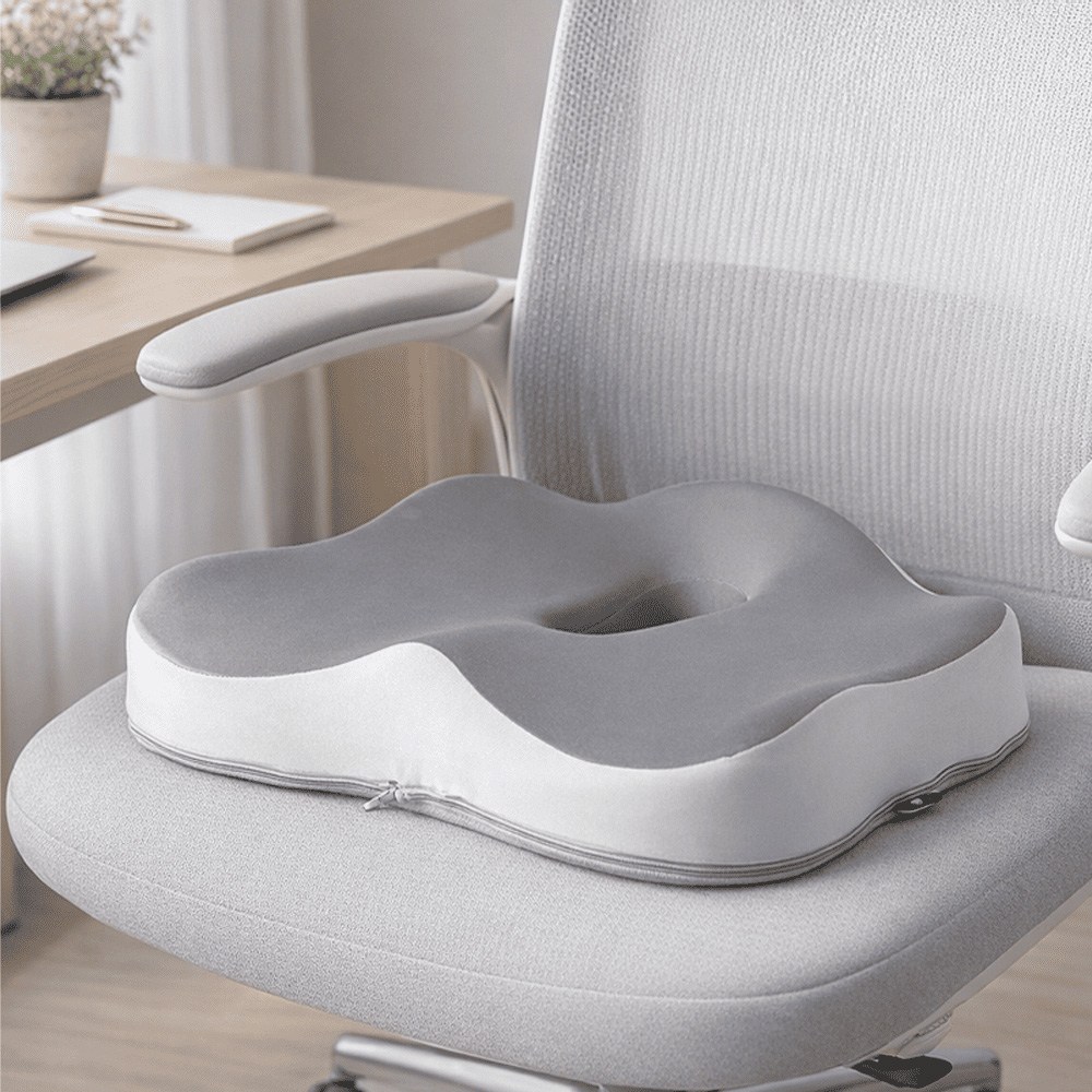 BNS 무중력 구름방석 메모리폼 의자방석 쿠션 사무실방석 직장인 다용도 학생방석 꼬리뼈 54,800원