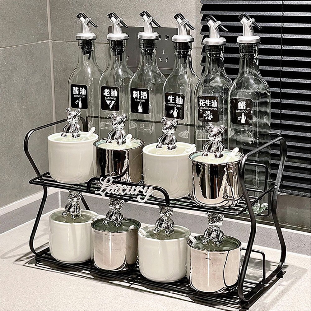 가벼운 럭셔리 노르딕 양념병 주방용품 소금통 방진 방습 양념통 가정용 세트 43,900원