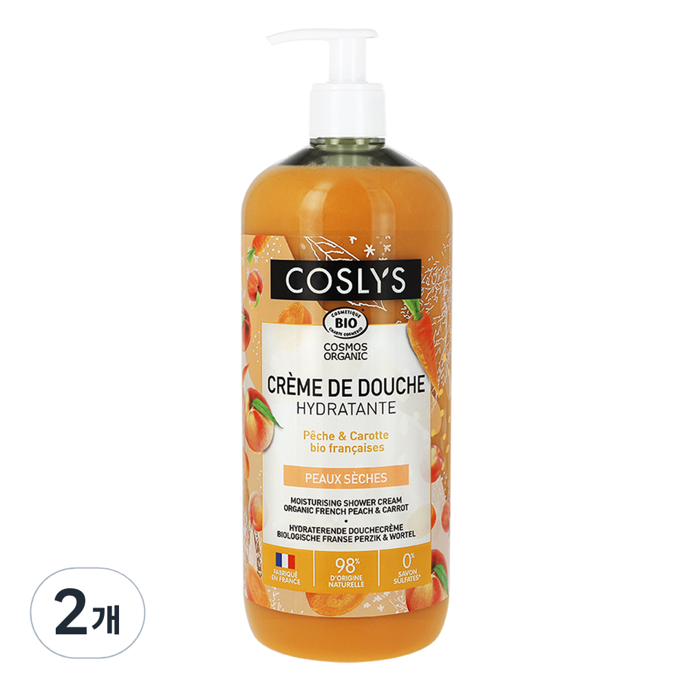 코슬리스 바디워시 피치 앤 캐럿, 1L, 2개 56,550원