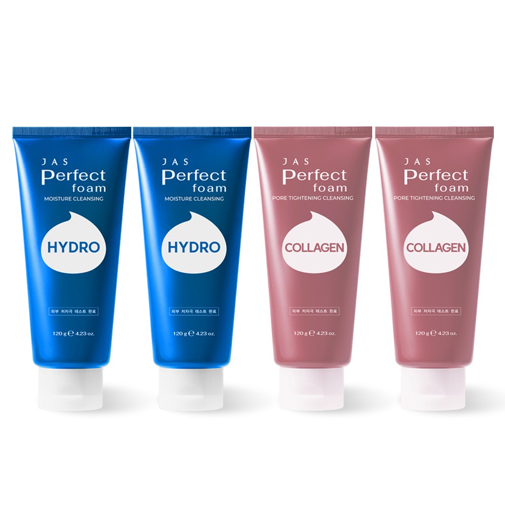 쟈스 퍼펙트 클렌징폼 하이드로2+콜라겐2 12,900원