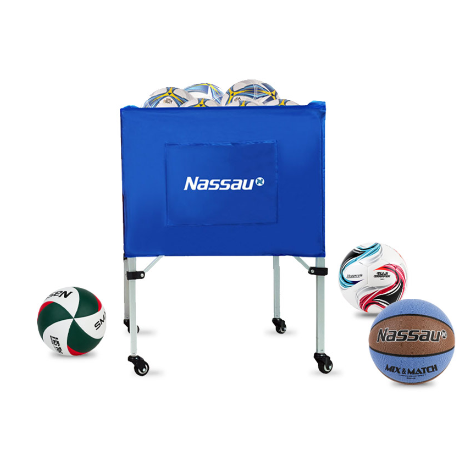 낫소 이동식 볼캐리어 사각볼망 NSBCC 축구 배구 농구 풋살 족구, 1개, BLUE 137,000원