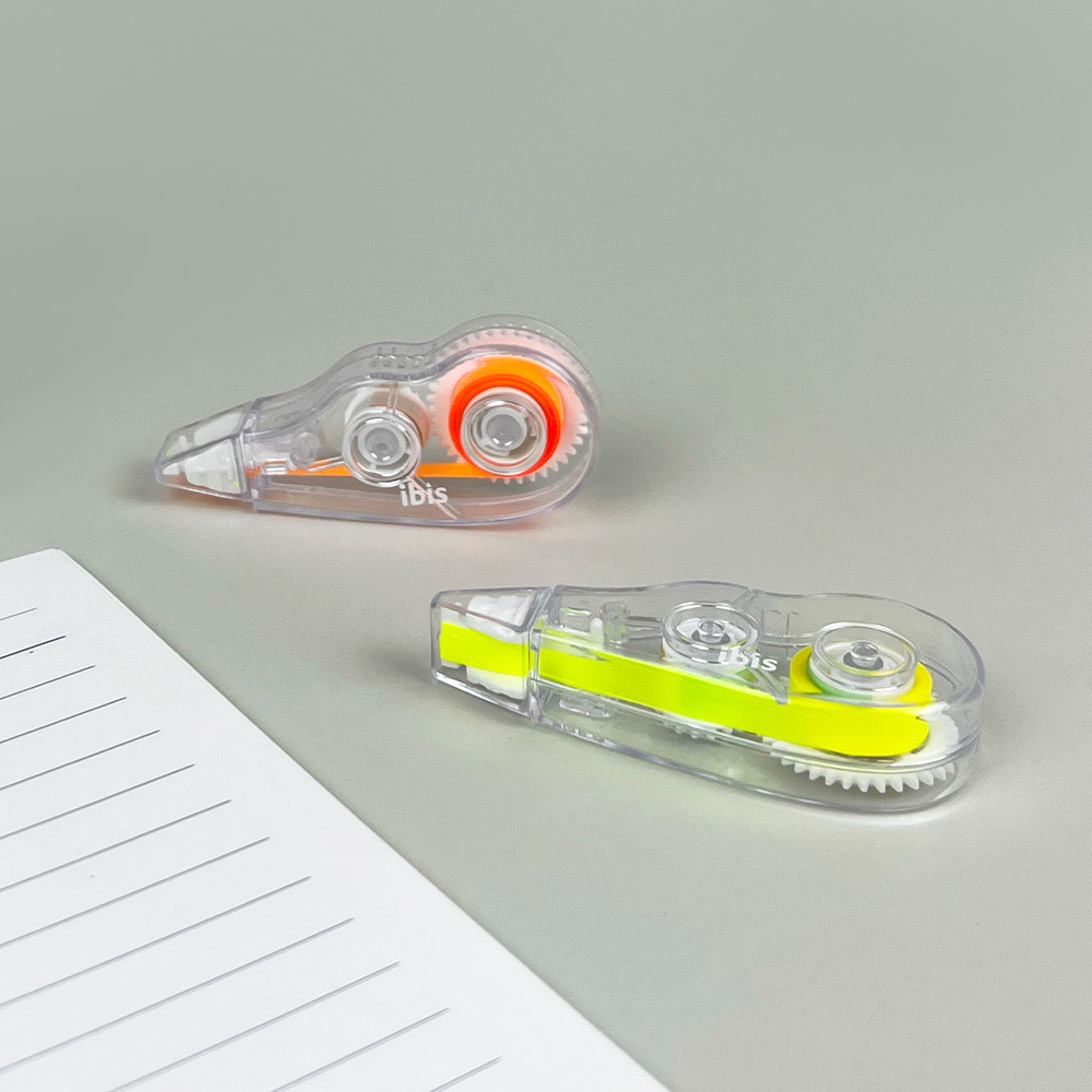 아이비스 1000 그어쓰는형광테이프 2개입/12705/형광펜 색상랜덤발송 1,500원