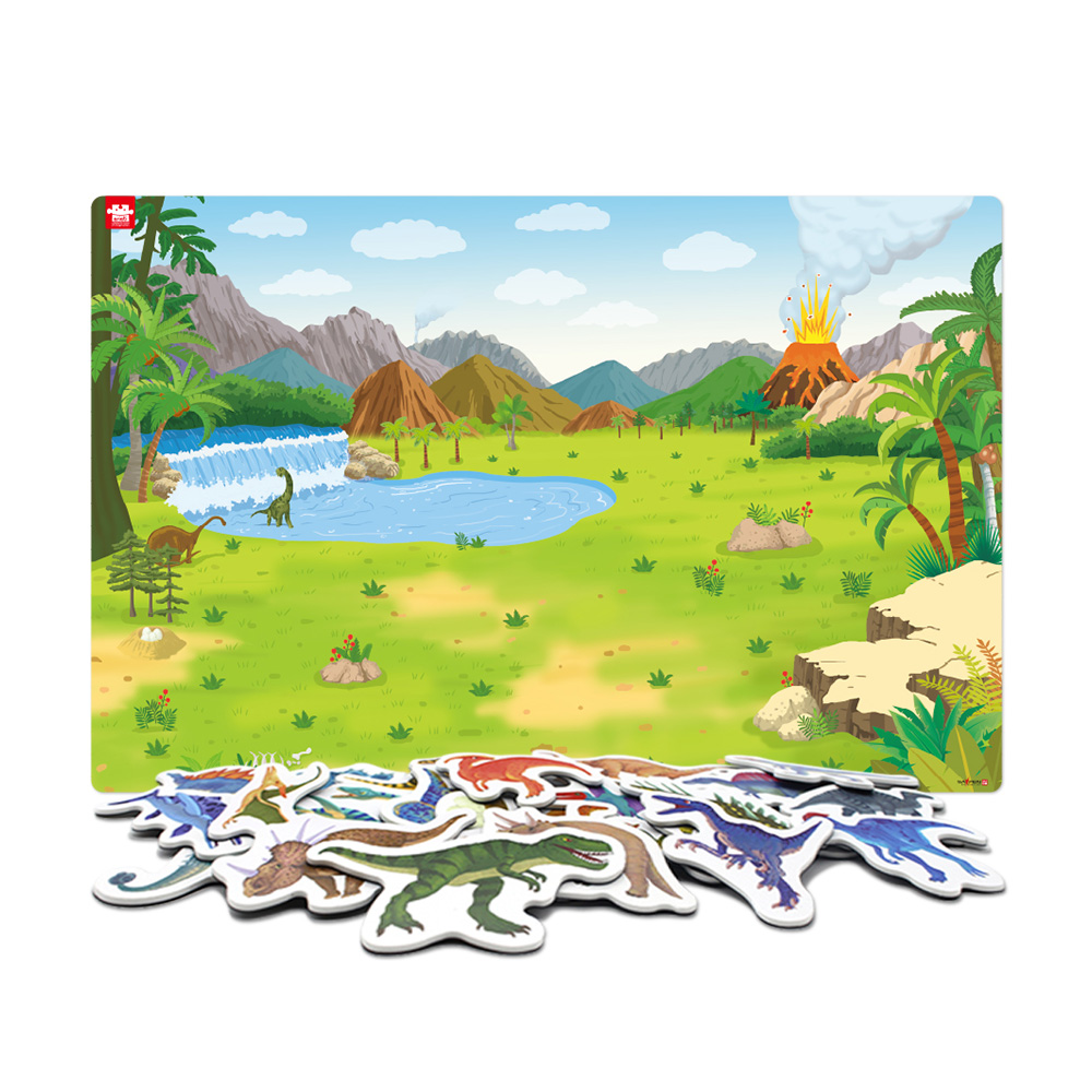 아리아띠 붙이고 익히고 공룡시대 자석보드, 혼합색상, 1세트 24,610원