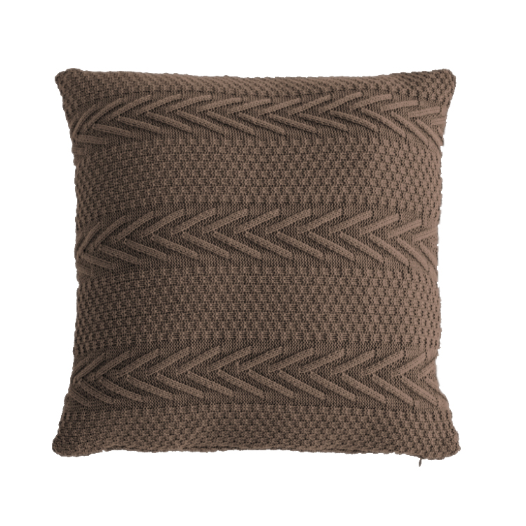 와다다샵 골지 니트 텍스타일 무지 쿠션 커버 솜포함 8,070원