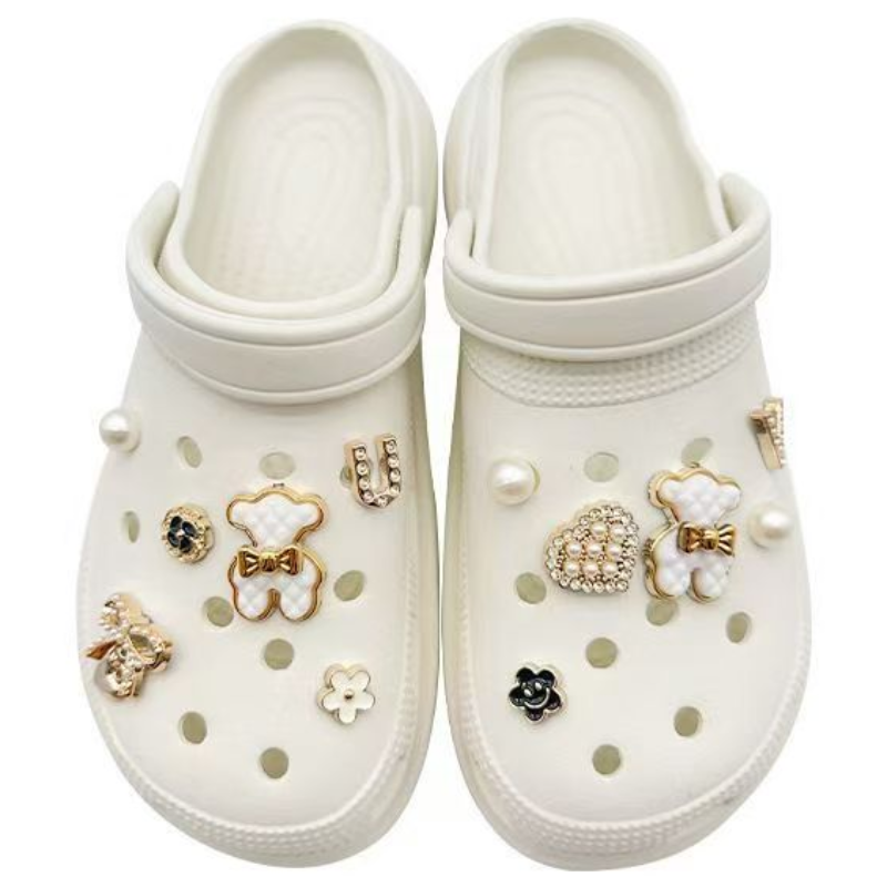 베이비곰 보석파츠 12pc 신발장식 슈즈악세사리세트 루시스카이 3,800원