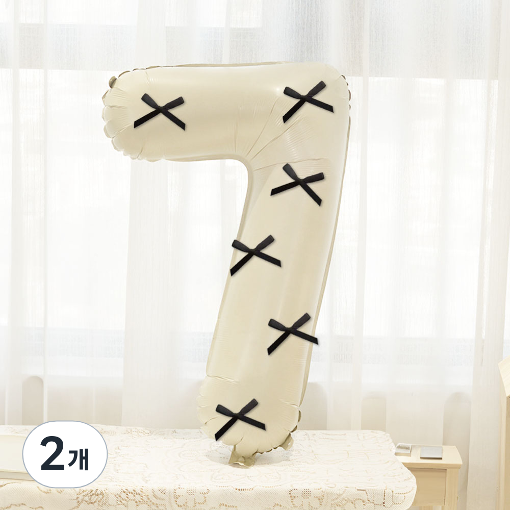 미미파티 리본 대형 숫자 7 풍선 100cm 11,020원
