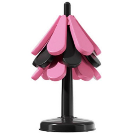 무지스 실리콘 트리 냄비 받침대, 1개, 블랙핑크 12,500원