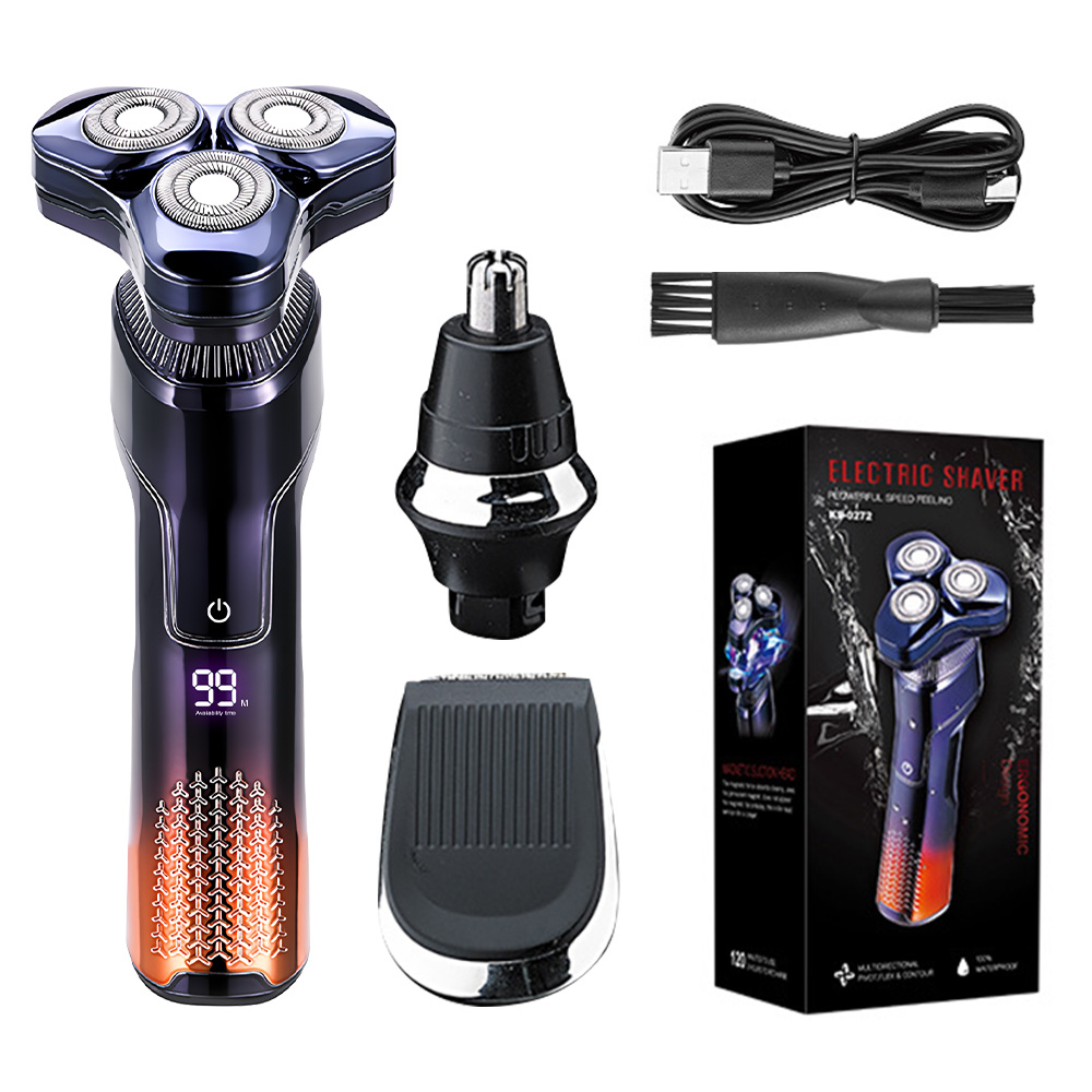 Schtus 전기면도기 3in1 면도기 세트 코털 트리머 구렛나루정리 ,KS0272, 라벤더오렌지 29,270원