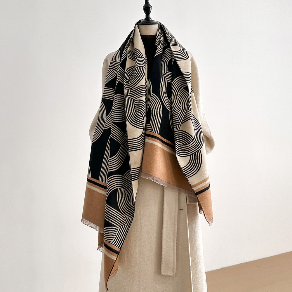 모델엄마 클래식 패턴 대형 숄 겸용 빅사이즈 머플러(5colors) 25,900원