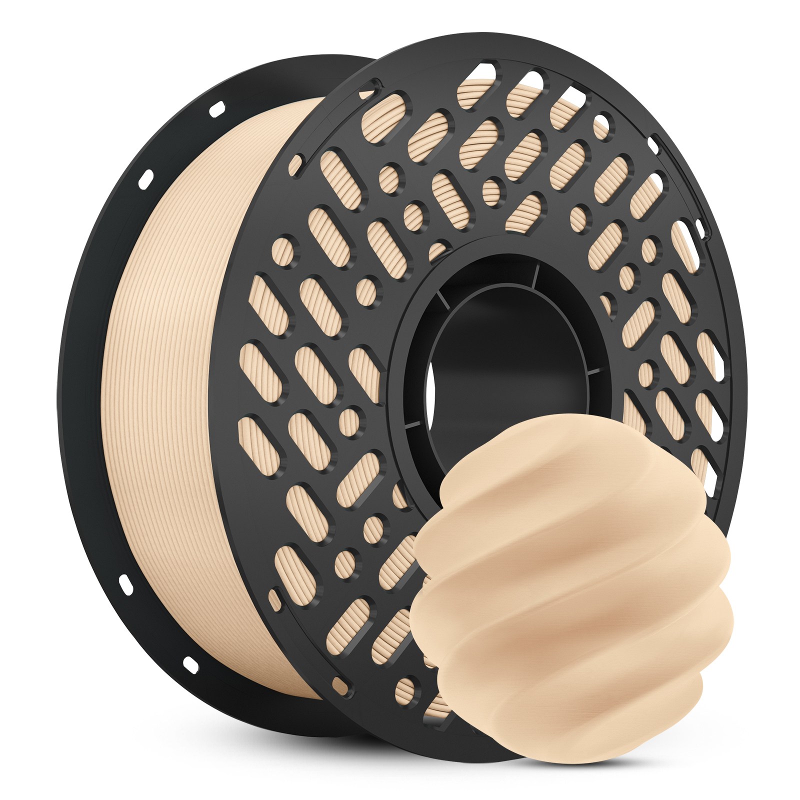 3D프린터 매트 PLA 필라멘트 1.75mm 1kg 무광 뱀부랩 P1S X1C A1 호환, 스킨 베이지, 무광 시리즈 21,600원
