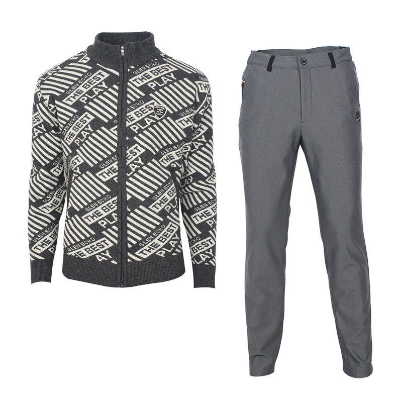 [세트구매할인]그렌에코 겨울 쟈가드 니트점퍼+기모바지(ges25302+ges25804 연그레이) 190,400원