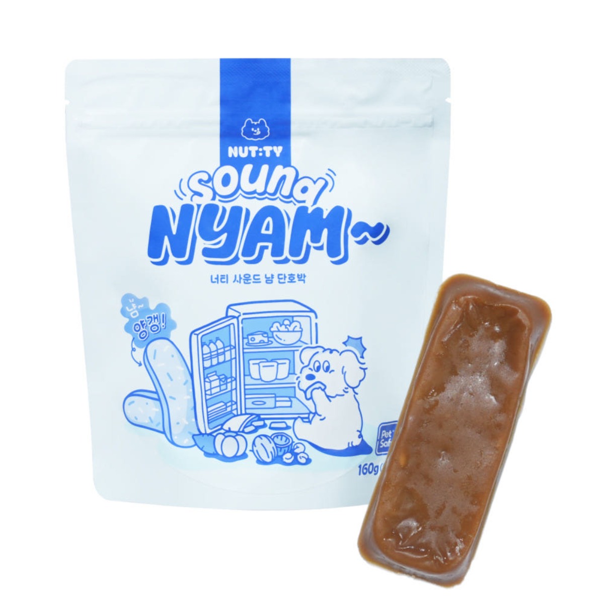 너티 강아지 부드러운간식 소프트 수제간식 양갱 고구마 단호박, 8개, 20g, 고구마 12,000원