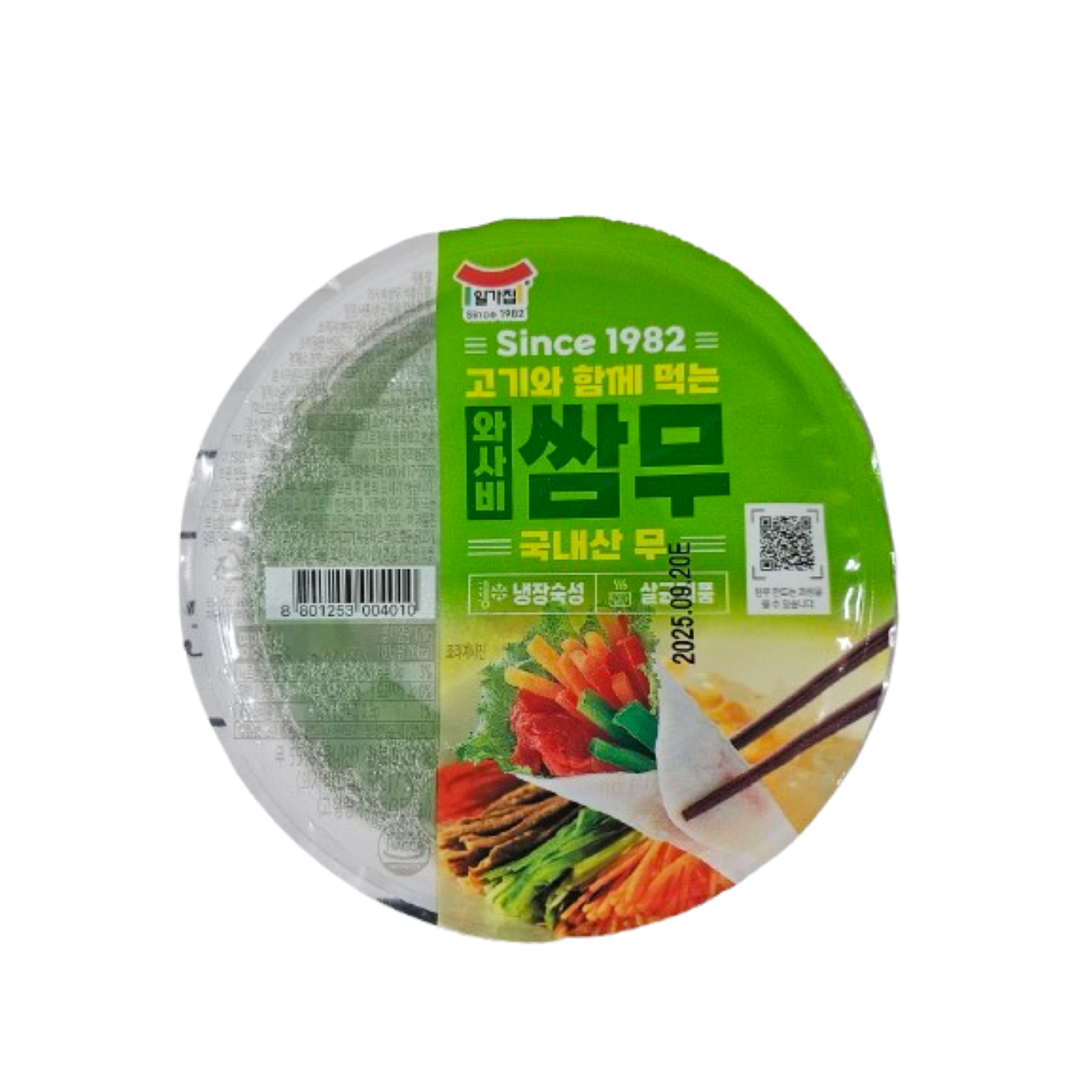 [일가집]고기와 함께먹는 와사비쌈무 320g x 18개 1박스 무료배송 38,400원