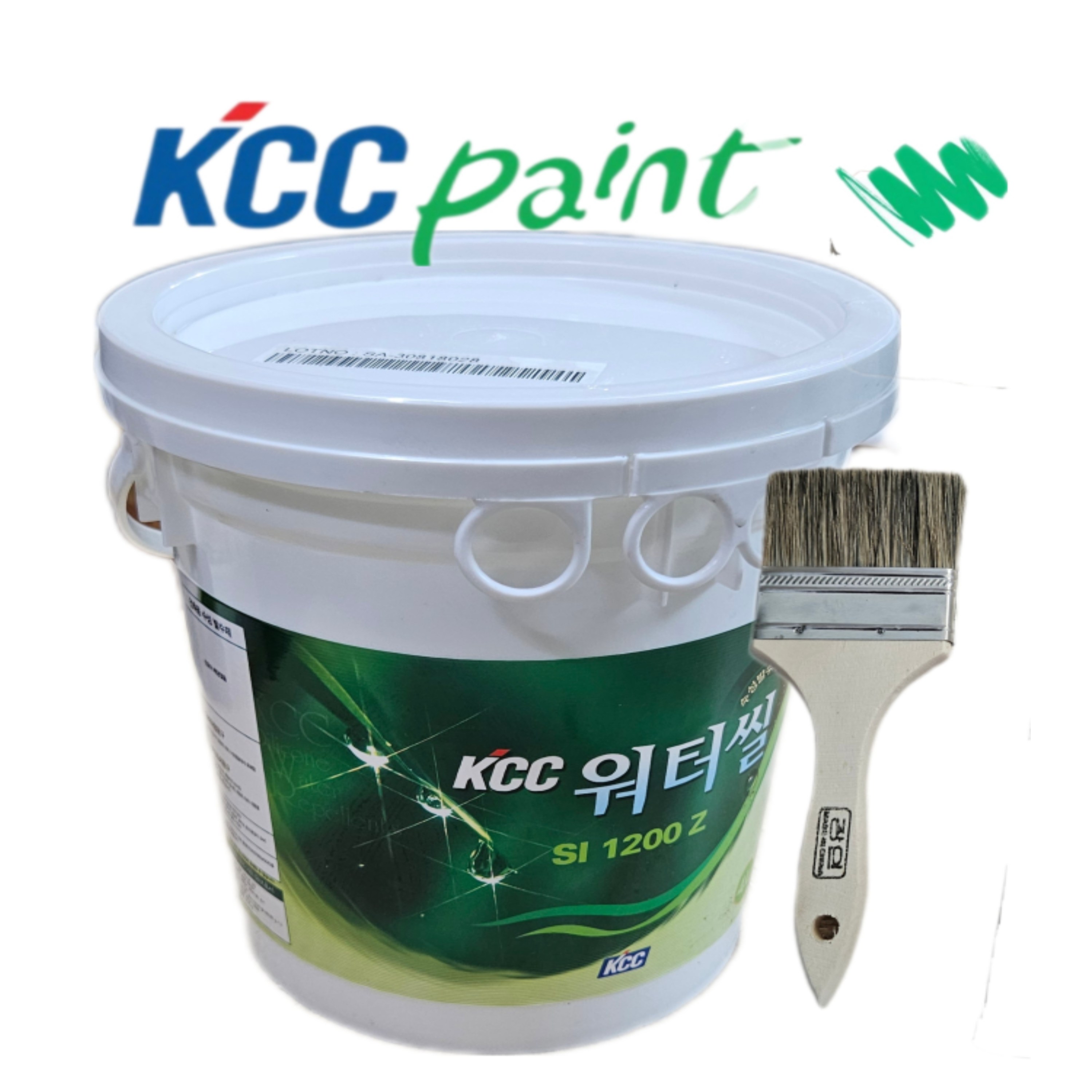 KCC친환경 숲으로 정품 (외부 타일  적벽돌 ) 침투 발수 방수제 워터씰 4L(투명)+3인치PP 23,900원