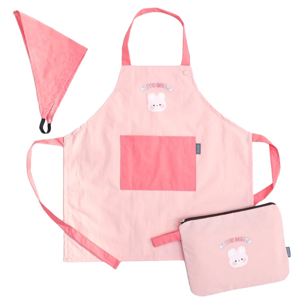 세맘스 아동용 동글동글 방수 앞치마 + 두건 + 파우치 세트 24,900원