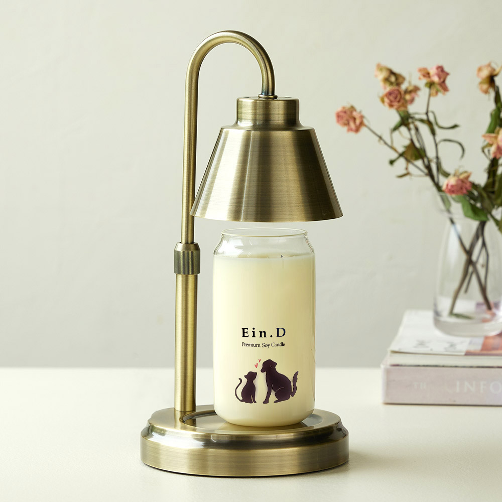 에인디 소이캔들 반려동물 펫캔들 460g ,높이조절 초초 캔들워머 세트 81,730원